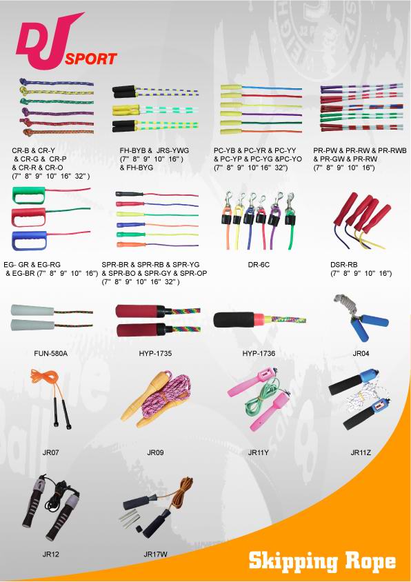 PC Polyster  PR SPR Series  Jumping Rope(PC-Y6C  PR-6C  SPR-6C    )