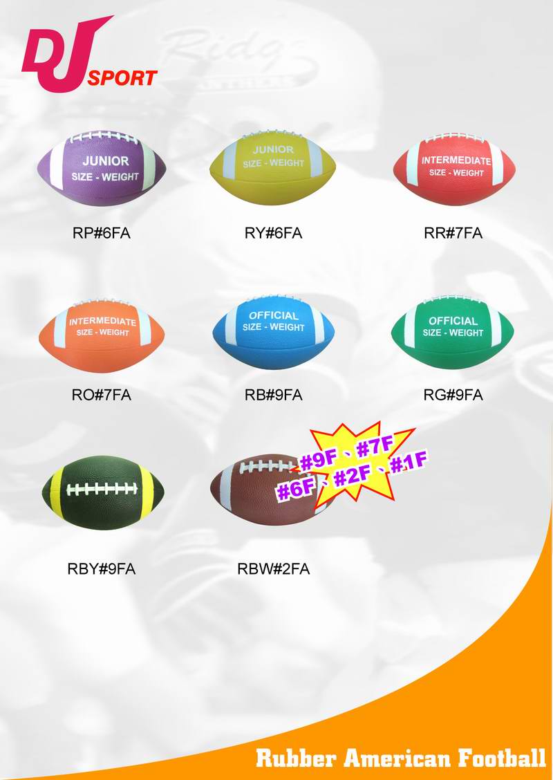 #9 Rubber American Football(RBW#9FA)